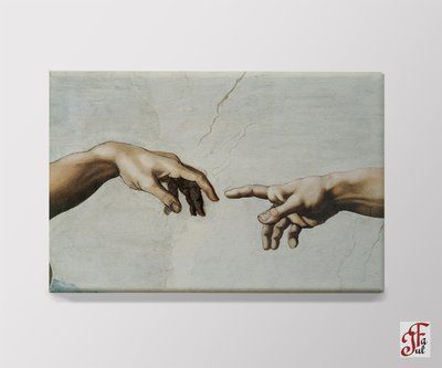 Печатная картина Создание Адама (фрагмент) 60х40 см 01010302001 фото