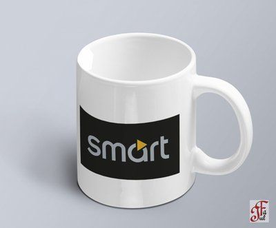 Чашка з принтом авто логотип Smart 02010102017 фото
