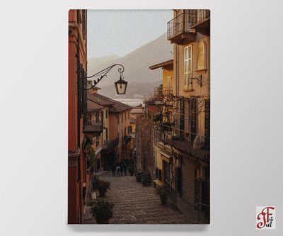 Печатная картина Закат солнца в Белладжио Италия 40х60 см 01010103005 фото