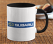 Чашка с принтом авто логотип Subaru белая + черная 02030202018 фото