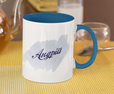 Чашка с принтом имени Андрей белая + синяя 02030405051 фото