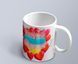 A mug with the print "To my beloved Larisa"