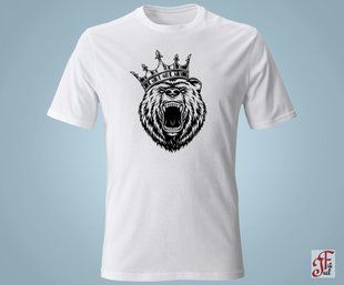 Футболка з принтом Wild bear King 05010108001L фото