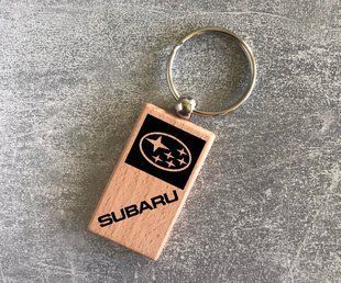 Дерев'яний брелок з логотипом Subaru (15010102018) 15010102018 фото