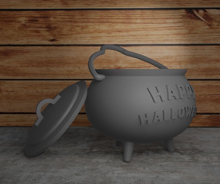 Малый горшок лепрекона &laquo;Happy Halloween&raquo; с крышкой (12010100108) 12010100108 фото