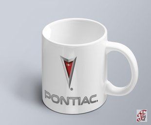 Чашка з принтом авто логотип Pontiac 02010102012 фото