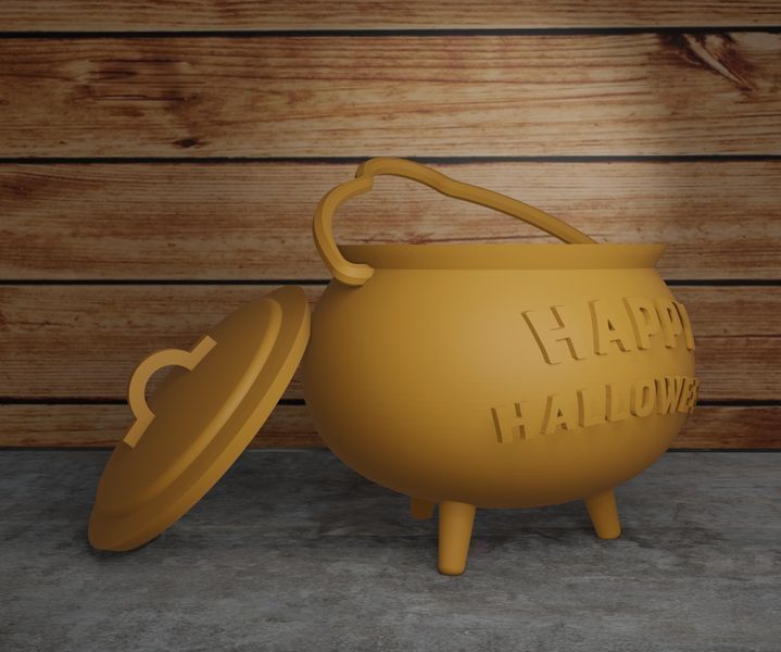 Малий горщик лепрекона &laquo;Happy Halloween&raquo; з кришкою (12010100105) 12010100105 фото